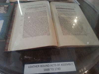 Leatherbound Act of Assembly 1668 to 1740